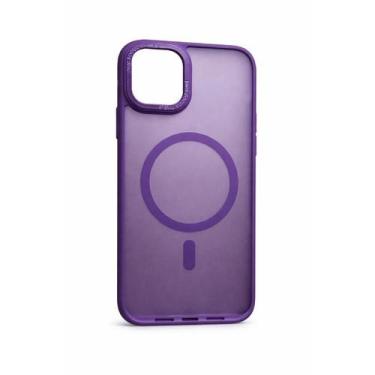 Imagem de Capa Capinha Magnética Fosca Translúcida Compativel para iPhone 11  Ca