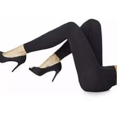 Imagem de Meia Calça Térmica Preta Grossa Fio 80 - Thermo Tight, Preto aberto, G