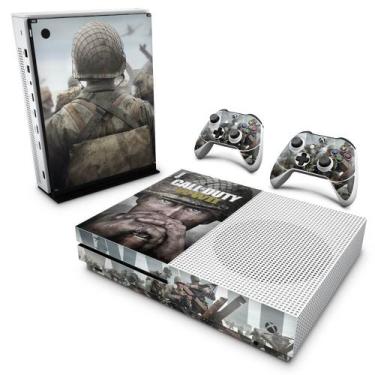 Imagem de Adesivo Compatível Xbox One S Slim Skin  - Call Of Duty Ww2 - Pop Arte