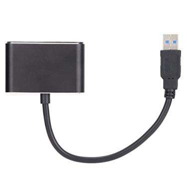 Imagem de Adaptador multimídia HD, resolução 1080P USB para multimídia HD Peso leve Operação simples Tela dupla para notebook para XP