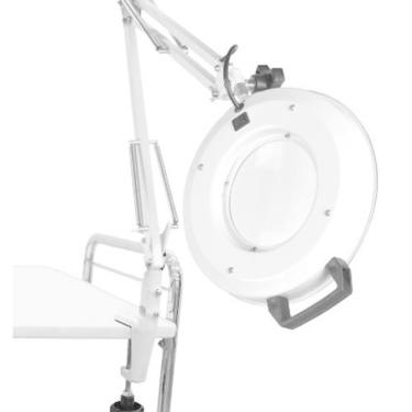Imagem de Lupa Luminária Alumínio Led Apoio Mesa Estek Odonto Estética