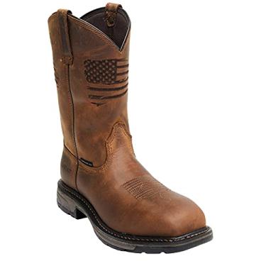 Imagem de ARIAT Men's Liberty Workhog Western Work Boot Composite Toe Distressed Brown 14 D