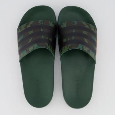 Imagem de Chinelo Adidas Adilette Shower Verde Militar E Preto