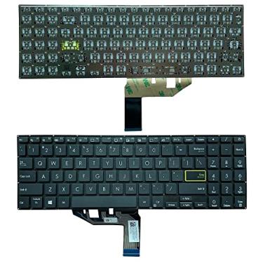 Imagem de Teclado de substituição para teclado de laptop Asus VivoBook - 15 S533 X513 M513 M5600IA E510 preto