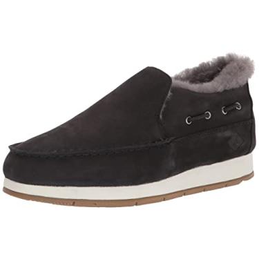 Imagem de Sperry Mocassim masculino de inverno Moc-Sider, Preto, 4.5