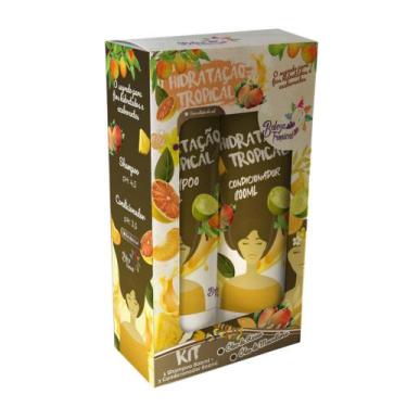 Imagem de Kit Shampoo e Condicionador Hidratação Tropical 800ml- Beleza Tropical