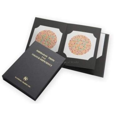 Imagem de Ishihara Color Blindness Optometry Livro de Testes 38 Placas
