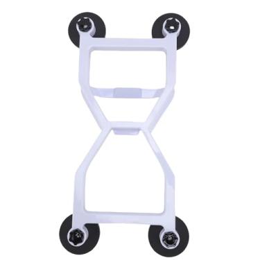 Imagem de Montagem Retangular de Telhado de Carro por Satélite Retangular, Mini Suporte de Telhado de Satélite Com Força de Tração de 400 Libras, Kit de Instalação de Fibra de Vidro para