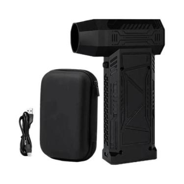 Imagem de Mini Ventilador Turbo Recarregável a Jato 500000RPM Com Display LED, V