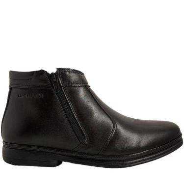 Imagem de Botina Social Masculina em Couro Leve Comfort Air Tech Leve Terapia 46502