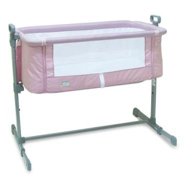 Imagem de Berço Lateral Side By Side Co Sleeper Baby Style - Rosa