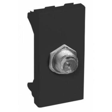 Imagem de Modulo Coaxial (Antena) - Recta Grafite Satin Fosco - Blux Recta Grafi