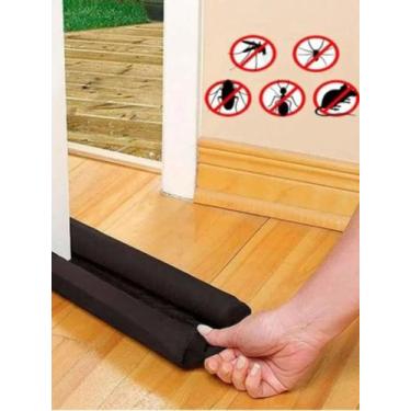 Imagem de Protetor Veda Portas Borda Dupla Vedação Para Não Entrar Bichos e Vent