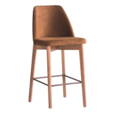 Imagem de Banqueta Berlim decorativa gourmet para cozinha, sala de jantar ou ban