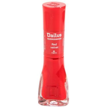 Imagem de Esmalte Cremoso Tons Vermelho Dailus, 217 Red Velvet