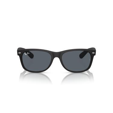 Imagem de Óculos de Sol Ray-Ban New Wayfarer 0RB2132 622/R5 Tam 58 / Preto - Lentes Azul