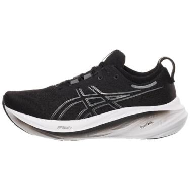 Imagem de Tênis de corrida ASICS masculino Gel-Nimbus 26, Preto/grafite cinza, 39