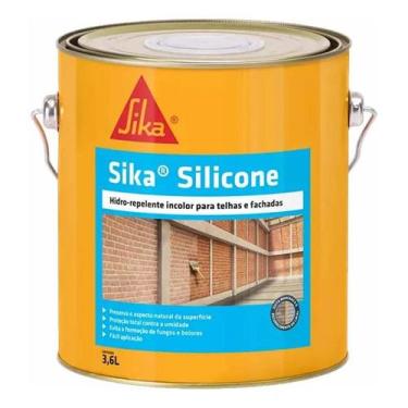 Imagem de Proteção Fachadas Telhas Sika Silicone Hidro-repelente 3,6L