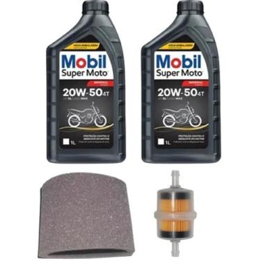 Imagem de Kit Oleo + Filtro Combustivel + Elemento Nx200/ Nx150/ Xr200 - MAGNETR