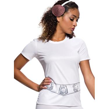 Imagem de Rubie's Camiseta adulto Star Wars Princesa Leia com strass, Multi, Medium