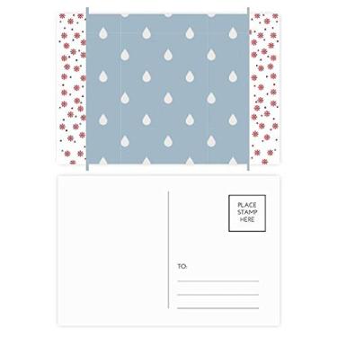 Imagem de Rain Drip Weather Cloud Pattern Christmas Christmas Flower Celebration Cartão postal Blessing Mailing Card