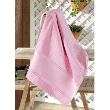 Imagem de Toalha de Rosto Velour Artesanalle Lisa, Dohler - DOHLER S.A., Rosa