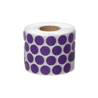 Imagem de Etiqueta Adesiva Bolinha para Identificação Roxa - Blulabel