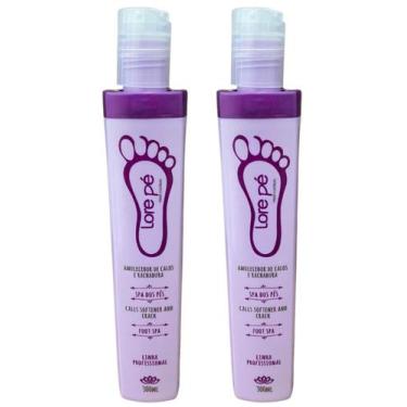 Imagem de AMOLECEDOR DE CALOS E RACHADURAS SPA DOS PÉS 300ml - LORE PÉ kit 2 und