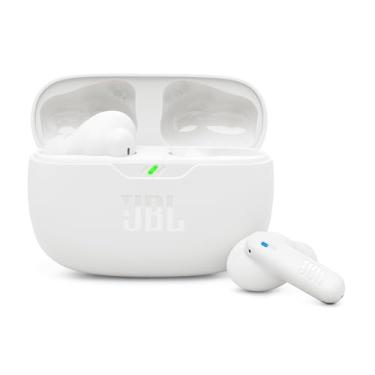 Imagem de JBL, Fone de Ouvido Sem Fio, JBL, Bluetooth, Wave Beam 2, Intra Auricular, Sem Fio, Resistente À Água e Poeira - Branco