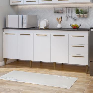 Imagem de Balcão Atenas 4 Portas e 3 Gavetas