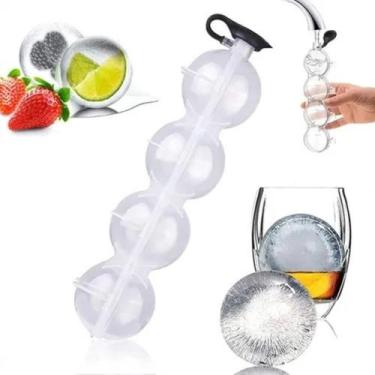 Imagem de Forma De Gelo Redondo Bola Esfera Grade Para Whisky Drink - Store Pres