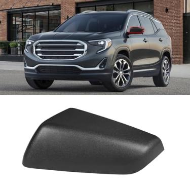 Imagem de Moonlinks Compatível com Chevy Equinox 2018-2023/GMC Terrain 2018-2023 Substituição da capa do espelho do lado esquerdo, acabamento da tampa do espelho retrovisor esquerdo preto texturizado