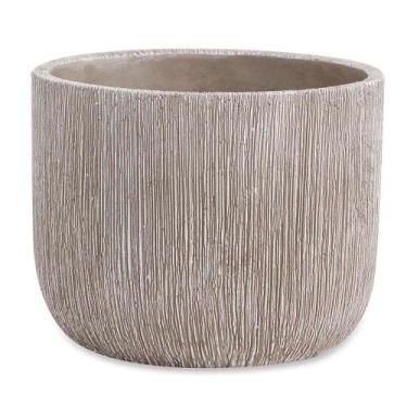 Imagem de Cachepot em Cimento Cinza - 15cm - Abra Casa