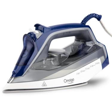Imagem de Ferro a vapor OMAIGA 1750W com base de cerâmica e tanque de 400 mL