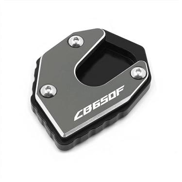 Imagem de Acessórios para motocicletas Placa de extensão para descanso lateral, placa ampliadora, suporte para descanso lateral, para CB650F CBR650F CB500F CB500X NC700D