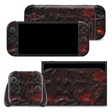 Imagem de Skin Sticker Compatible with Nintendo Switch 2, Decorative Vinyl Decal Cover for Console, Joy-Cons, Dock and Charger (Red)