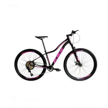 Imagem de Bicicleta Aro 29 Ksx Sd7 Feminina 12v Garfo Com Trava K7 11/50 Freios Hidráulicos Kit 1x12 - Preto/rosa/violeta Tam. 15