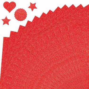 Imagem de TaoBary 120 folhas de papelão com glitter, cartolina brilhante sem derramamento de papel 250 g/m2, papel brilhante A5 para artes artesanais, scrapbook, criação de cartões, projetos faça você mesmo