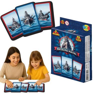 Imagem de Batalha Naval Jogo Cartas Navio Adivinhe Guerra Força Oferta - GGB