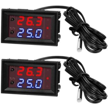 Imagem de Controlador de temperatura Weewooday 12V programável -50 a 110C