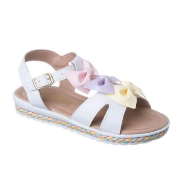 Imagem de Sandália Infantil Menina Festa Salto Anabela Plataforma Moda - Fashion