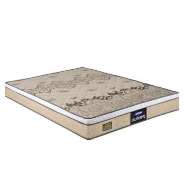 Imagem de Colchão Casal Espuma D33 Fort Gazin 138x188x21cm Bege/Branco - Suporta