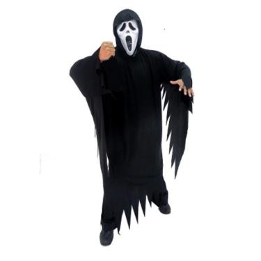 Imagem de Fantasia Pânico Infantil Com Mascara Pânico e Acessório