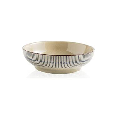 Imagem de Tigela de cereais, tigela de sopa de salada, tigela de ramen, empilhável de porcelana fina para cereais, tigela de servir massa, tigelas de cerâmica de grande capacidade para micro-ondas tigelas de