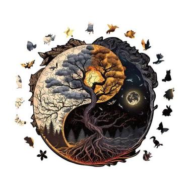 Imagem de Quebra-cabeça de madeira WHJSG Tree of Life 200 peças para adultos