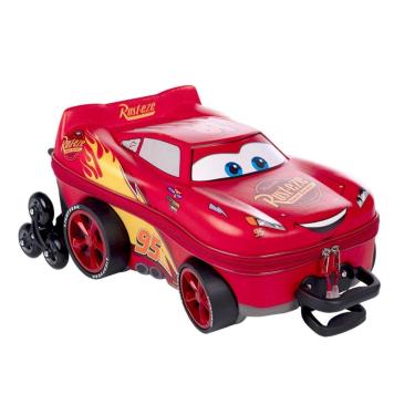 Imagem de Mala De Viagem Mochila Escolar De Rodinhas Relâmpago Mcqueen-Unissex