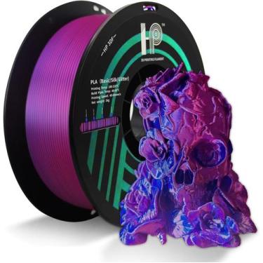 Imagem de Filamento de impressora 3D HP3DF PLA de duas cores 1,75 mm 1 kg