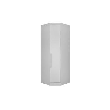Imagem de Guarda Roupa Closet De Quarto Canto Obliquo Rizon C- 1 Porta Branco - Novo Horizonte
