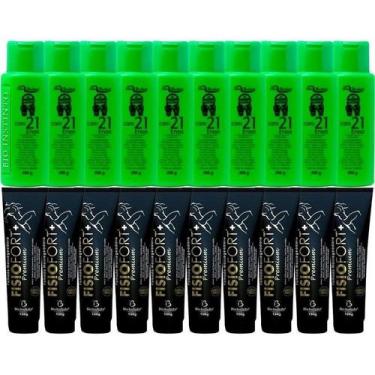Imagem de Atacado 10 Pomada Fisiofort Premium 150G + 10 Gel Detonador - Bio Inst