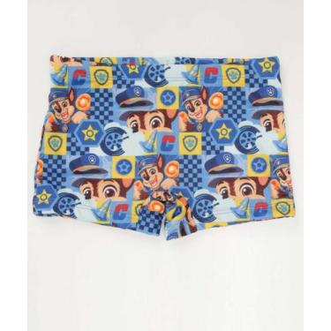 Imagem de Sunga Infantil Patrulha Canina Nickelodeon Tam 2 a 10-57075, Azul, 10